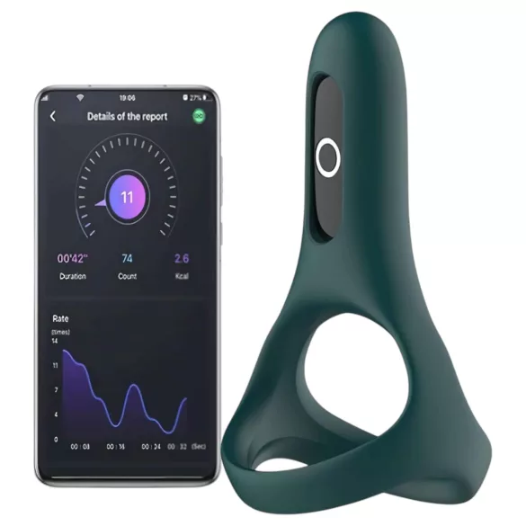 Magic Motion Rise - vibracioni prsten za penis sa upravljanjem preko aplikacije, za muškarce (zeleni)