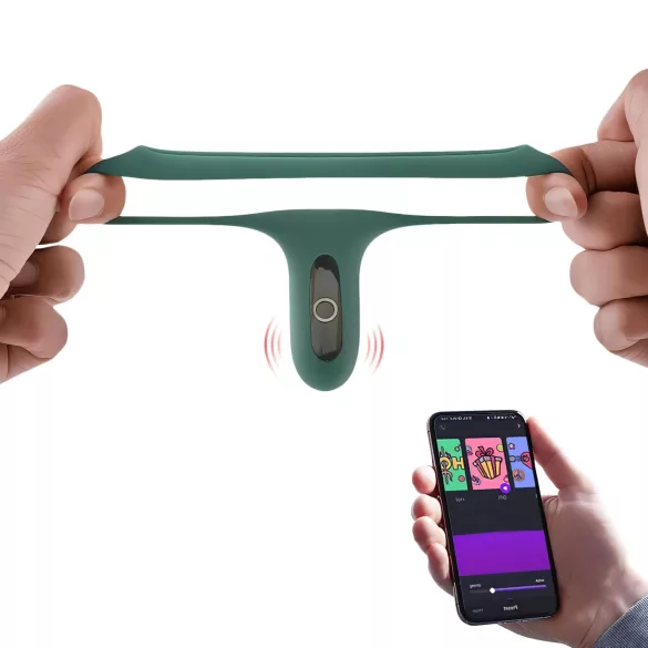 Magic Motion Rise - vibracioni prsten za penis sa upravljanjem preko aplikacije, za muškarce (zeleni)