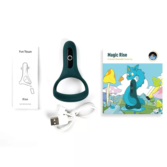 Magic Motion Rise - vibracioni prsten za penis sa upravljanjem preko aplikacije, za muškarce (zeleni)