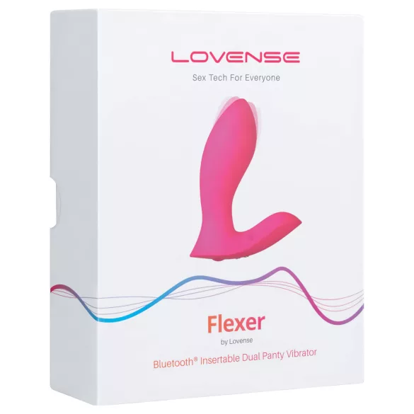 LOVENSE Flexer Panty - punjivi 2u1 vibrator (roze)