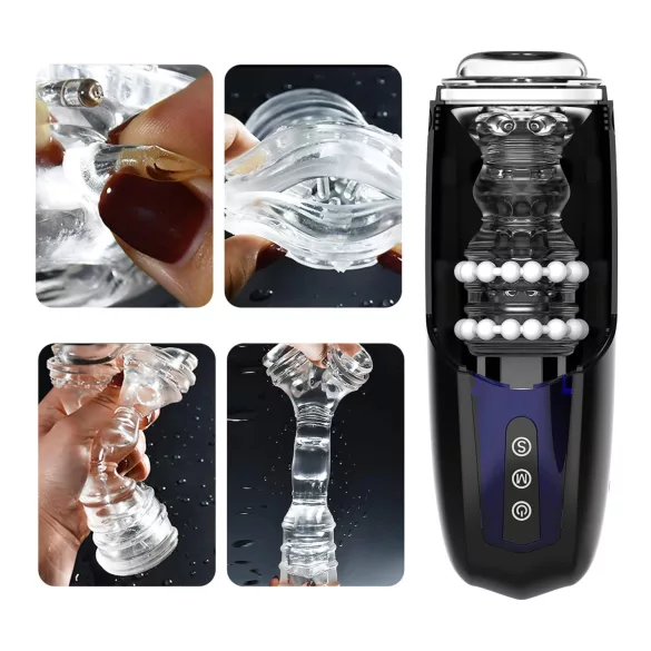 Magic Motion Xone - masturbator za muškarce sa upravljanjem preko aplikacije (plavi)