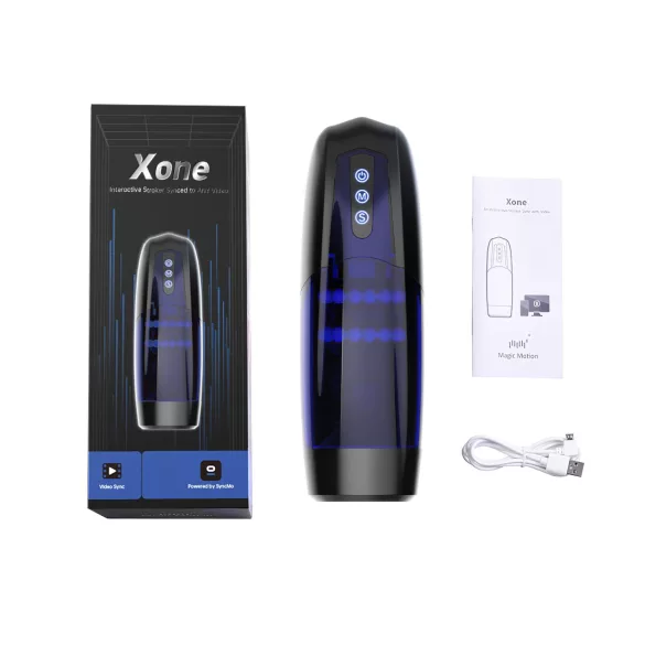 Magic Motion Xone - masturbator za muškarce sa upravljanjem preko aplikacije (plavi)