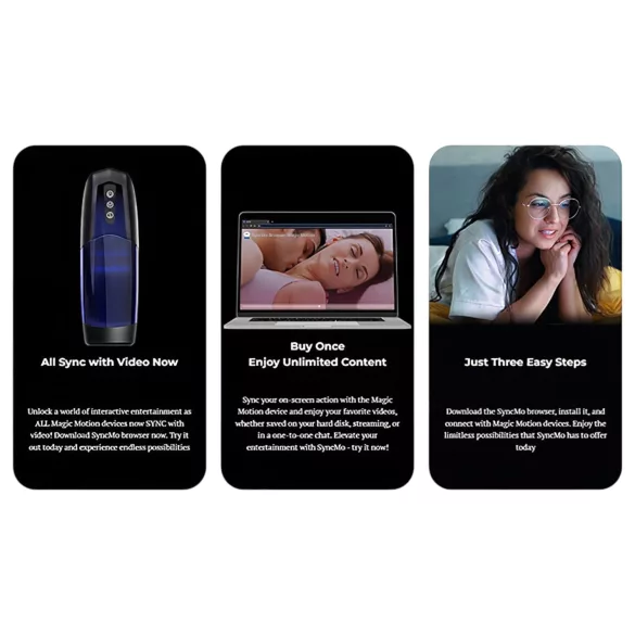 Magic Motion Xone - masturbator za muškarce sa upravljanjem preko aplikacije (plavi)