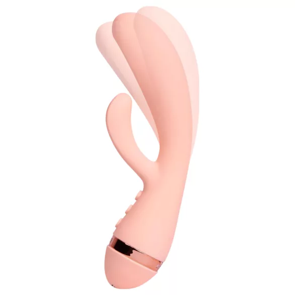 Vush Muse - punjivi vodootporni vibrator s klitoralnim lukom (pink)