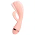 Vush Muse - punjivi vodootporni vibrator s klitoralnim lukom (pink)
