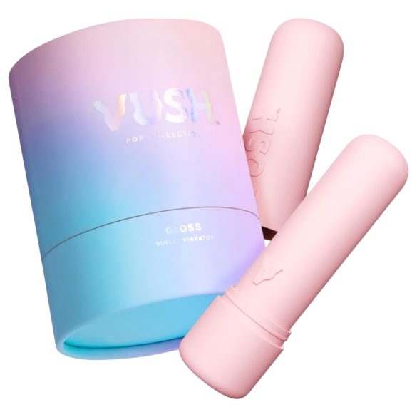 Vush Pop Gloss - vodootporni mini vibrator na punjenje (roze)