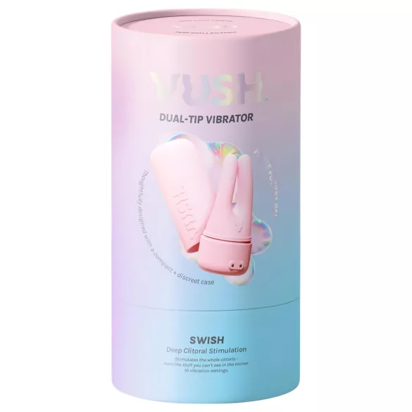 Vush Pop Swish - punjivi, vodootporni stimulator za klitoris (roze)