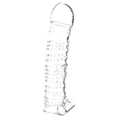   Lonely - vibrirajuća, bodljikava navlaka za penis (prozirna)