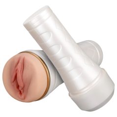   Tracy's Dog 3D Stroker - realistična veštačka vagina u futroli (bela-prirodna)